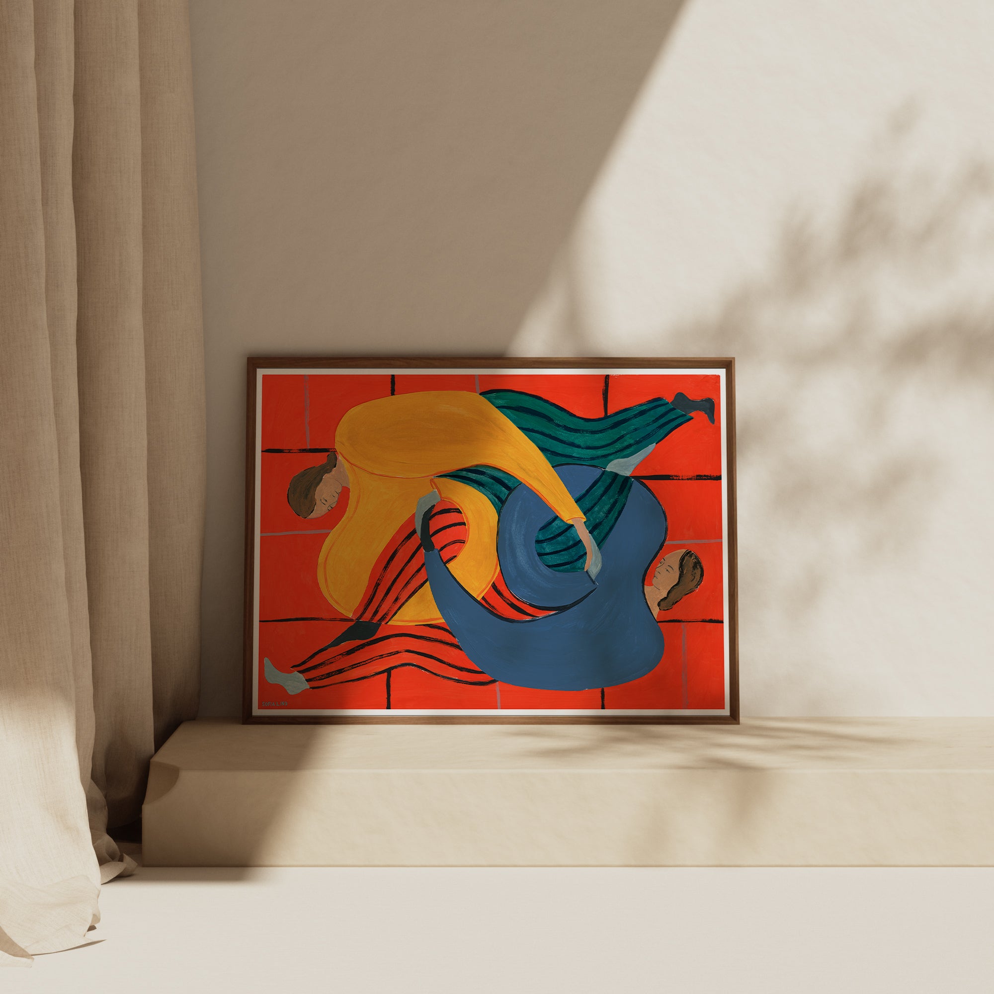 The Poster Club x Sofia Lind Hold You, rød - 30x40 cm.